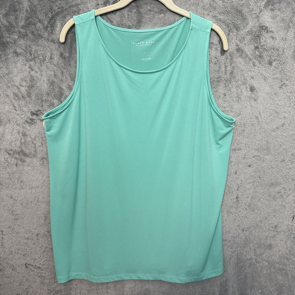 Susan Graver top xl tank green